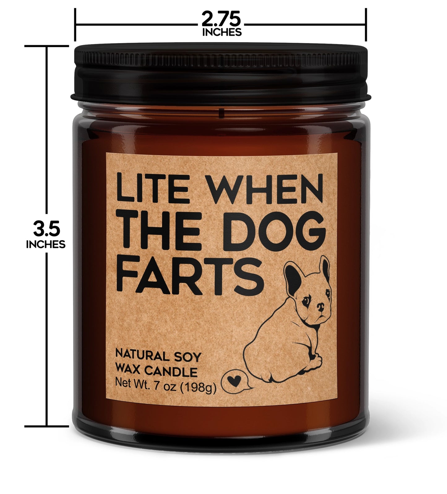 Lite When the Dog Farts - Votive Candle