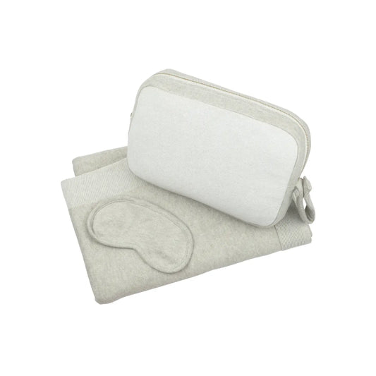 TRAVEL SET Reversible Solid - Lt Beige Mel/Ivory