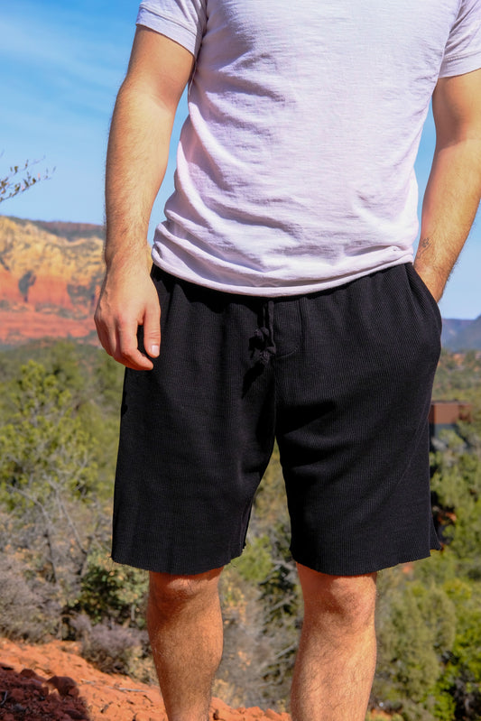THERMAL LONG SHORT - BLACK