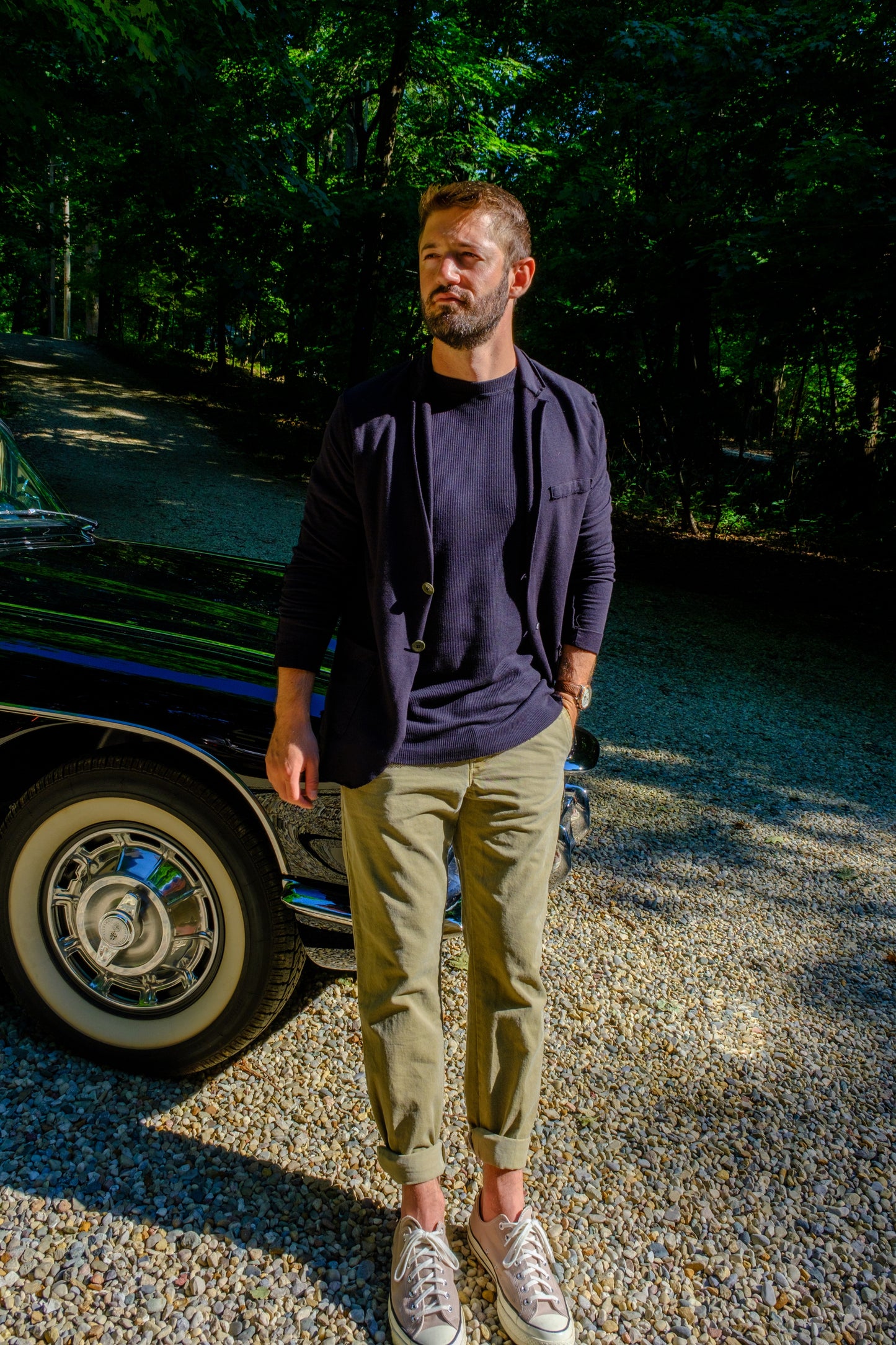 SWEATSHIRT BLAZER - BLACK