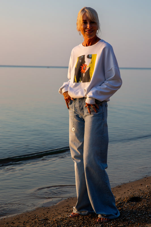 CPRESS CRAVING SWEATSHIRT-WHITE