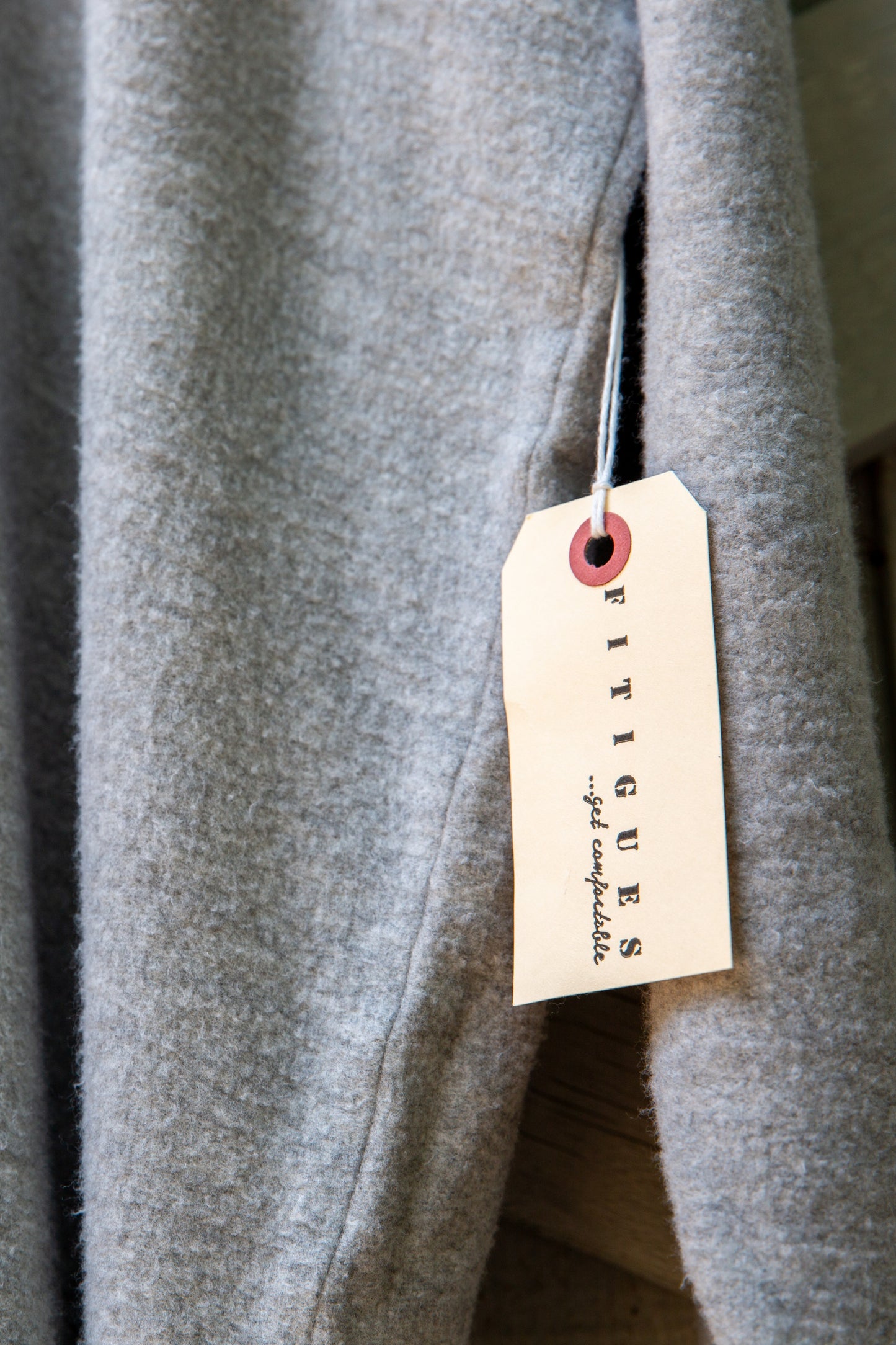 REVERSE FLEECE SWEATSHIRT - HEATHER GREY