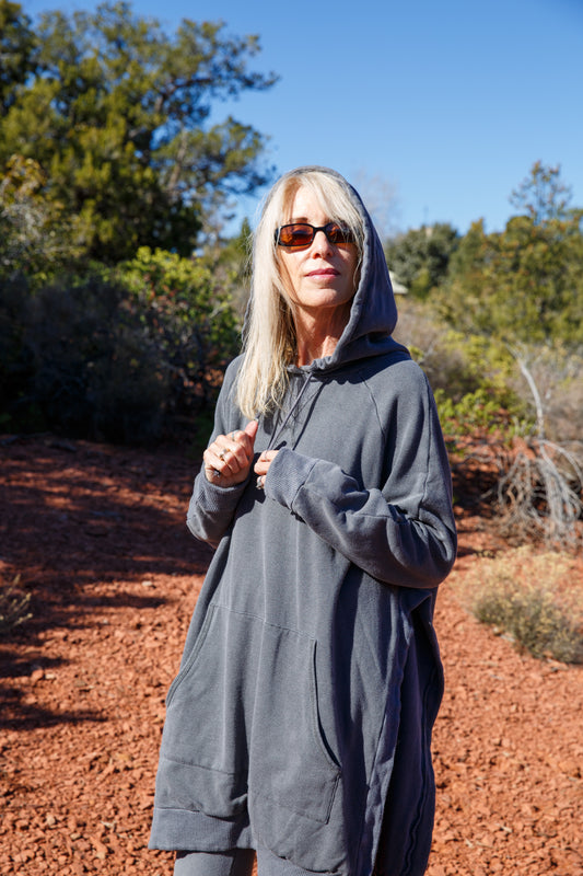 OVERSIZED HOODIE - CHARCOAL