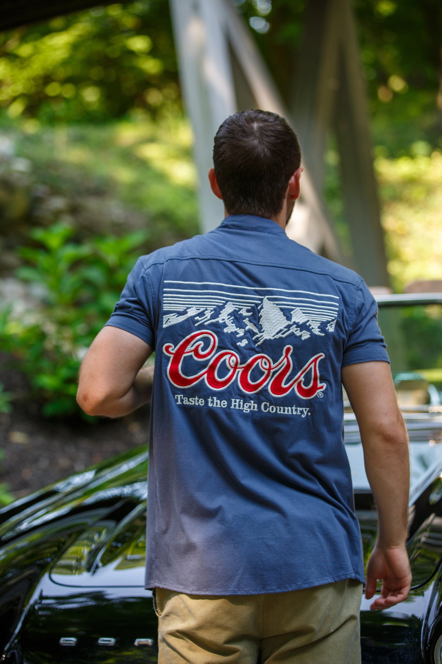 COORS BREWMASTER SHIRT - NAVY