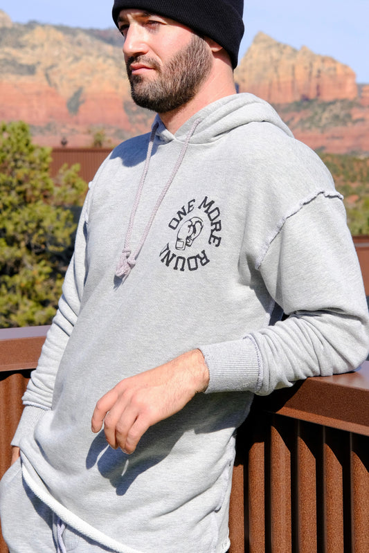 ONE MORE ROUND SWEATSHIRT - HEATHER GREY