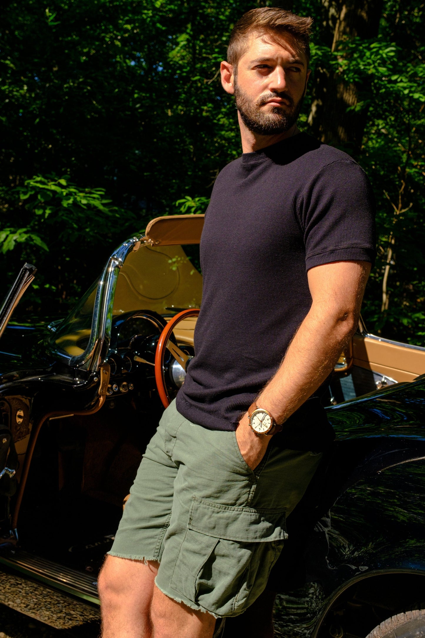 THERMAL TEE-BLACK