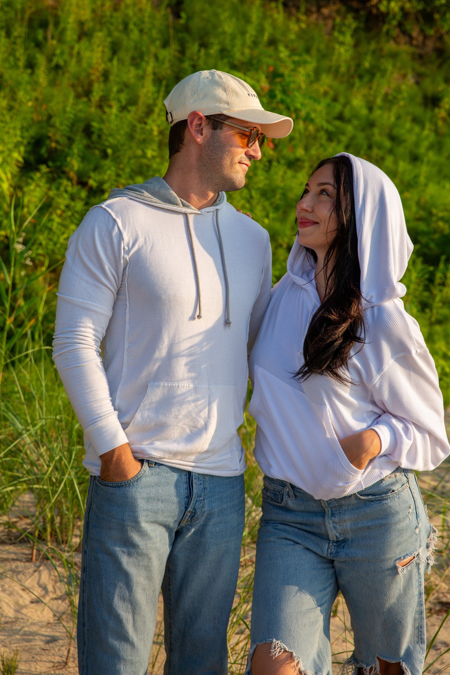 SWEATSHIRT W/ THERMAL LINED HOOD - ANTIQUE