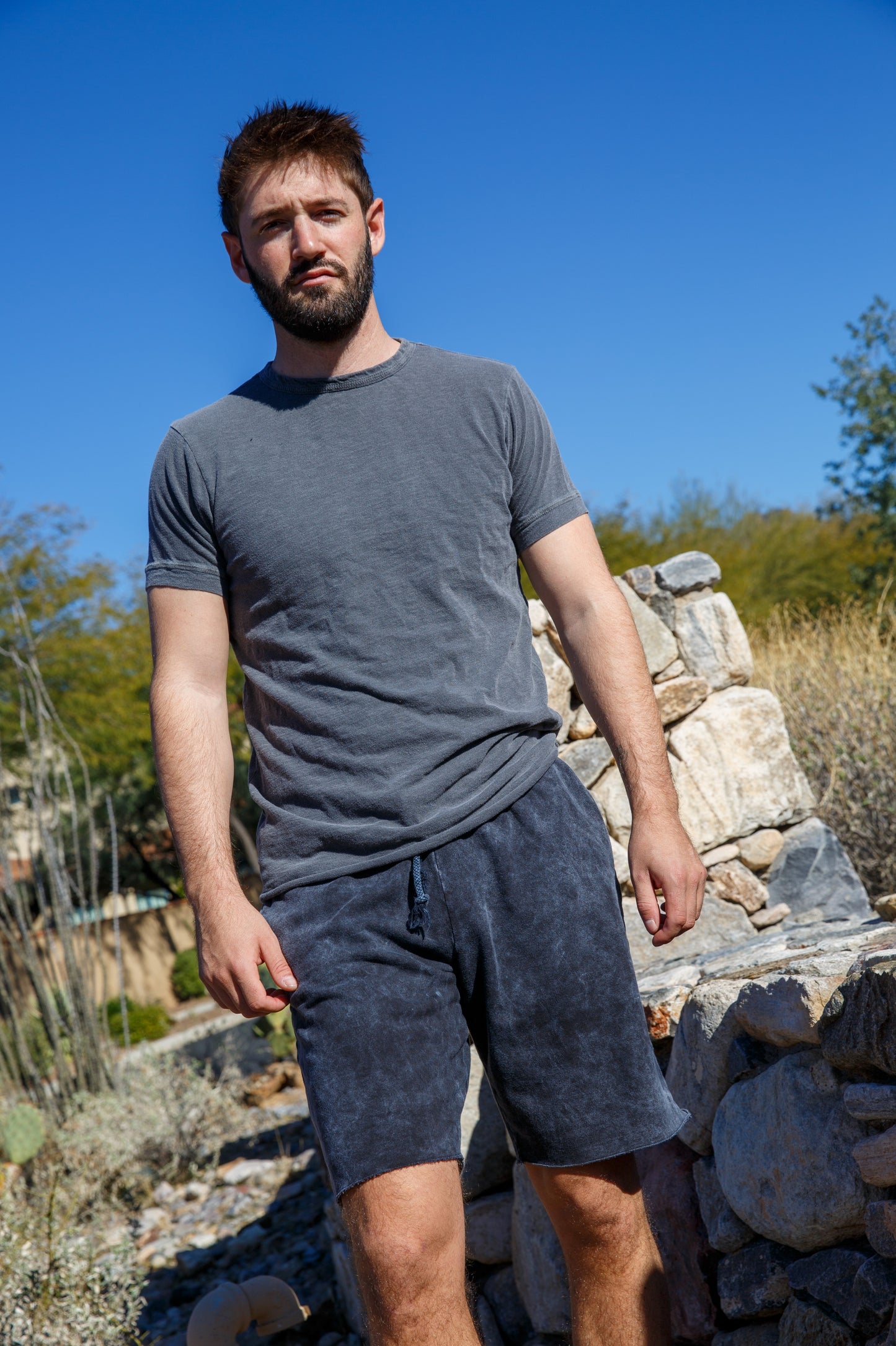 OLD SCHOOL FLEECE SHORT - VINTAGE BLACK