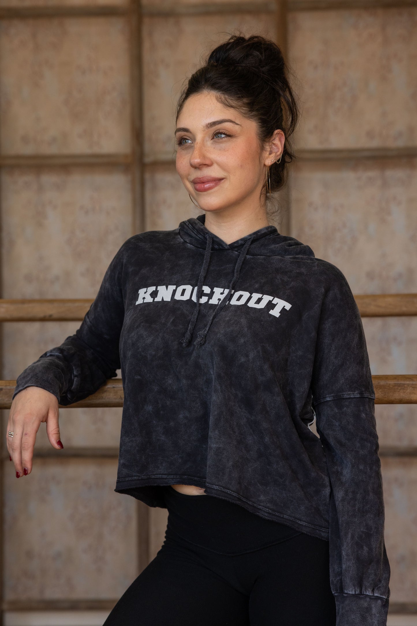 KNOCKOUT SWEATSHIRT - VINTAGE BLACK