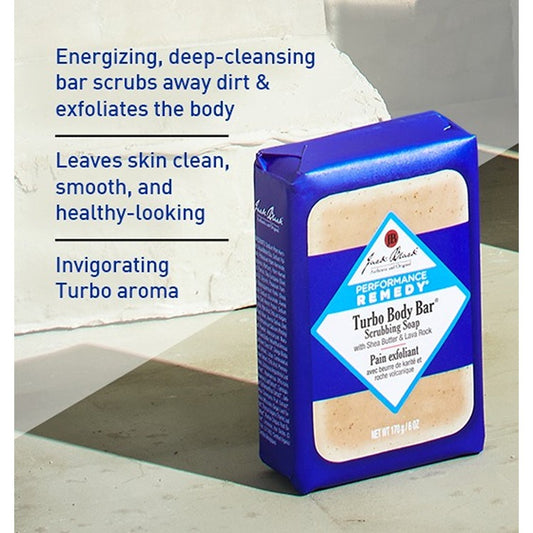 Turbo Body Bar Scrubbing Soap, 6 oz
