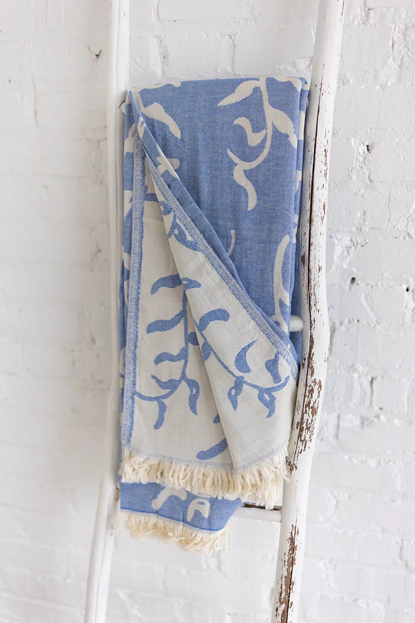 Turkish Quilted Grapevine Blanket