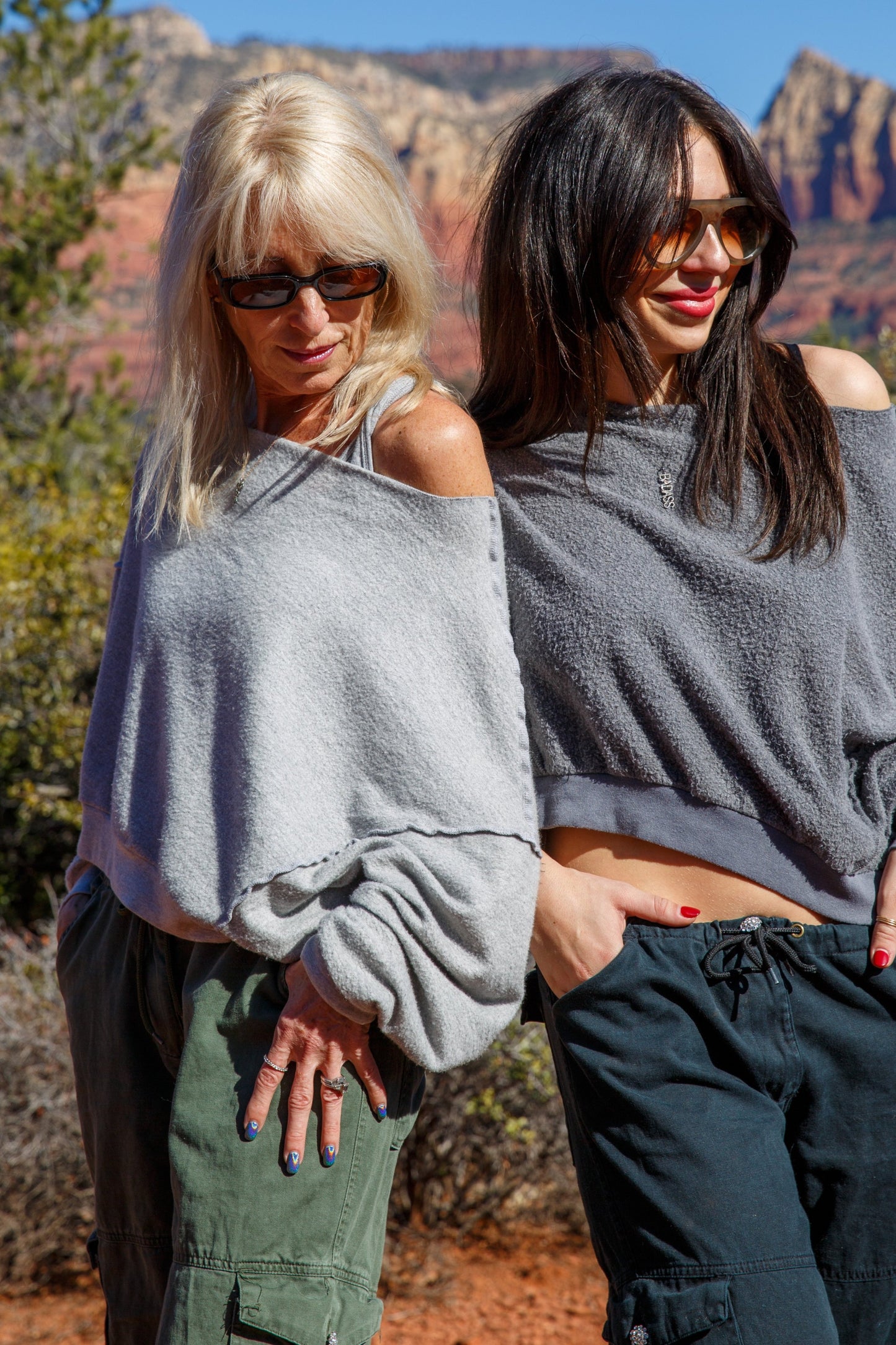 REVERSE FLEECE SWEATSHIRT - HEATHER GREY