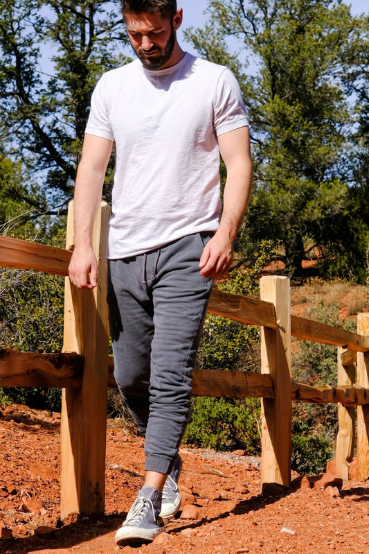 FLEECE JOGGER - CHARCOAL