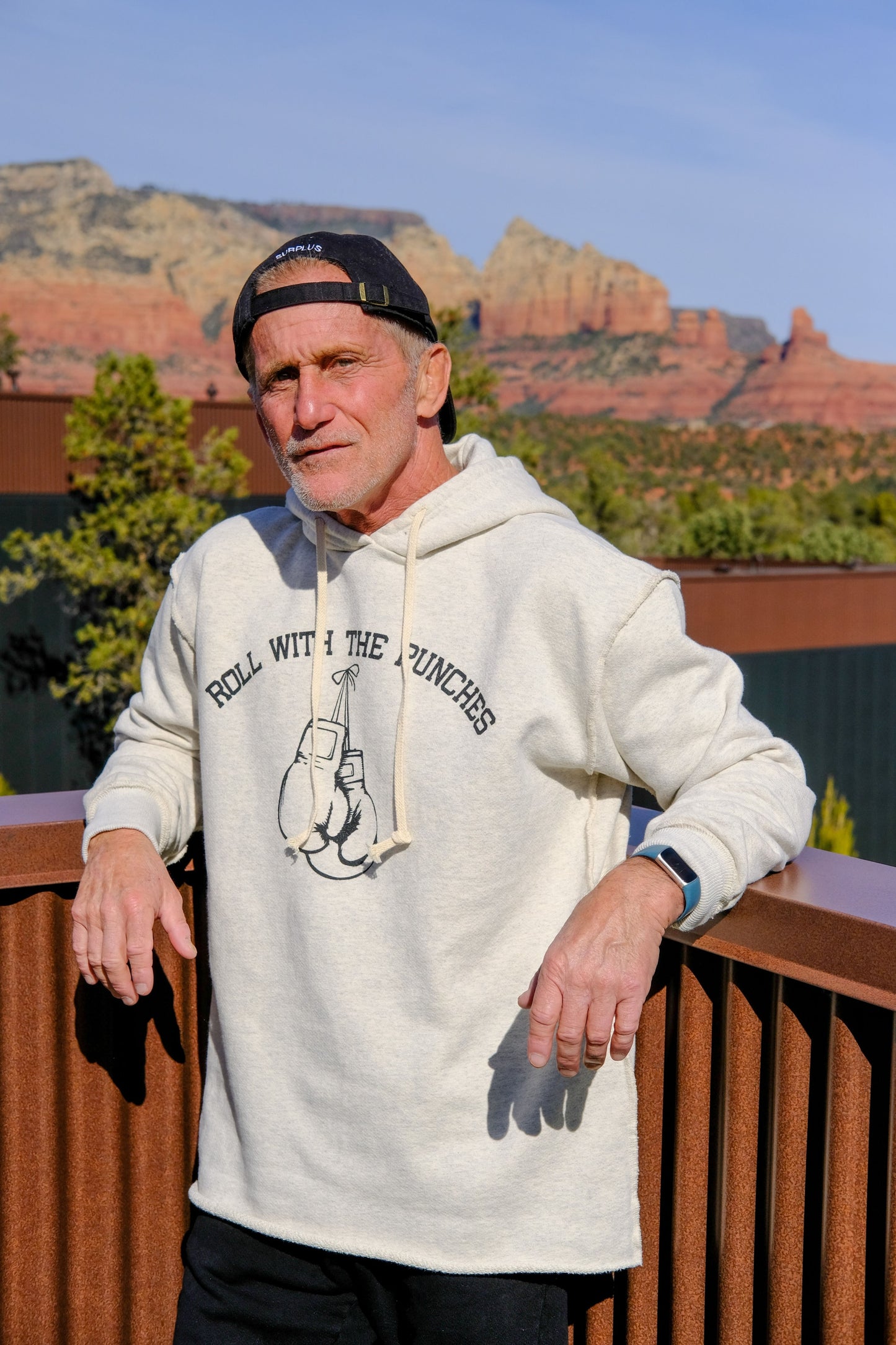 ROLL WITH THE PUNCHES SWEATSHIRT - OATMEAL