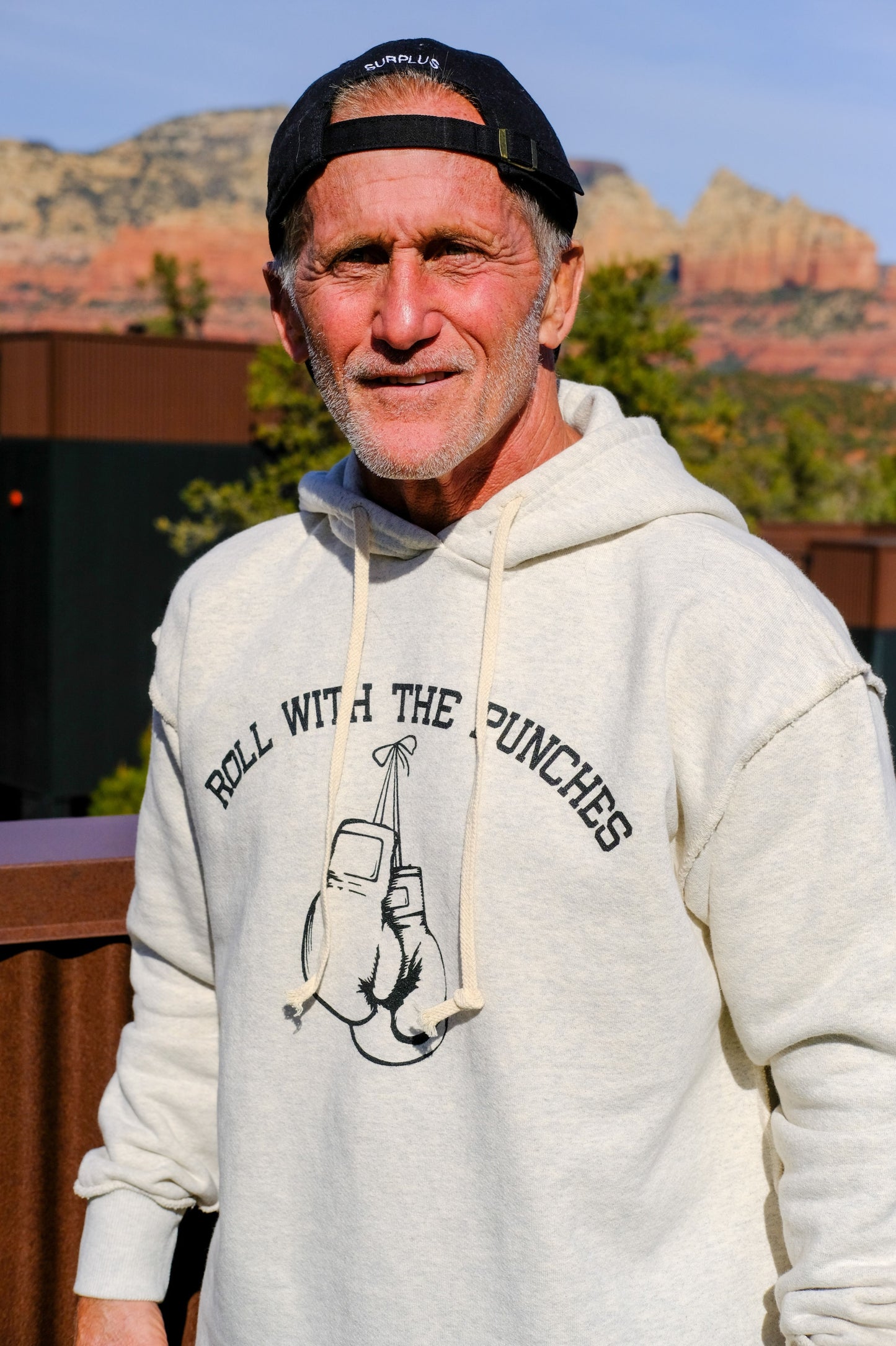 ROLL WITH THE PUNCHES SWEATSHIRT - OATMEAL