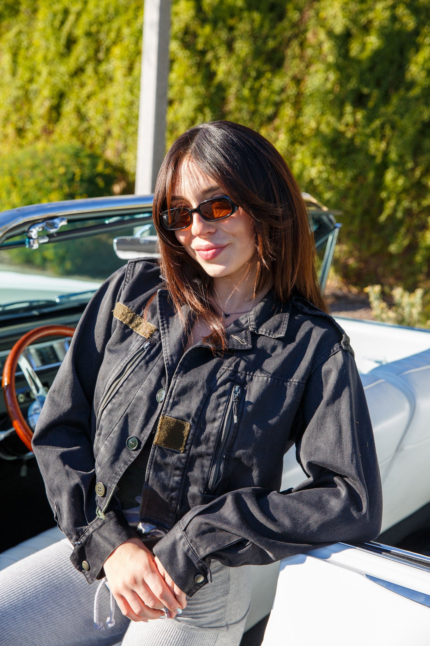 VINTAGE FRENCH 1960'S JACKET - BLACK