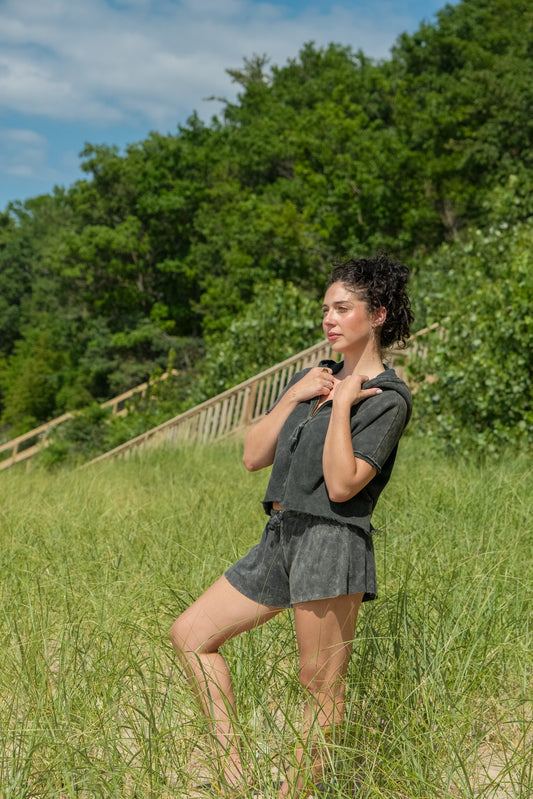 THERMAL SHORT-VINTAGE ARMY
