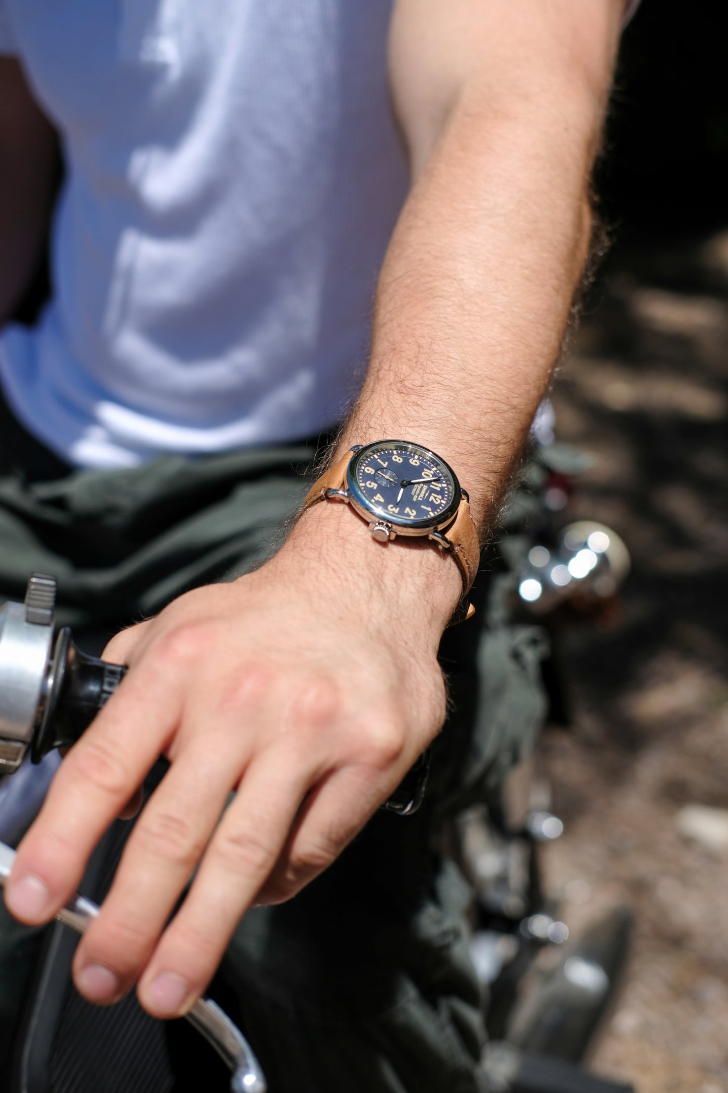 SHINOLA RUNWELL WATCH NAVY DIAL