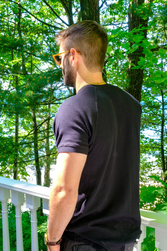 THERMAL HENLEY - BLACK