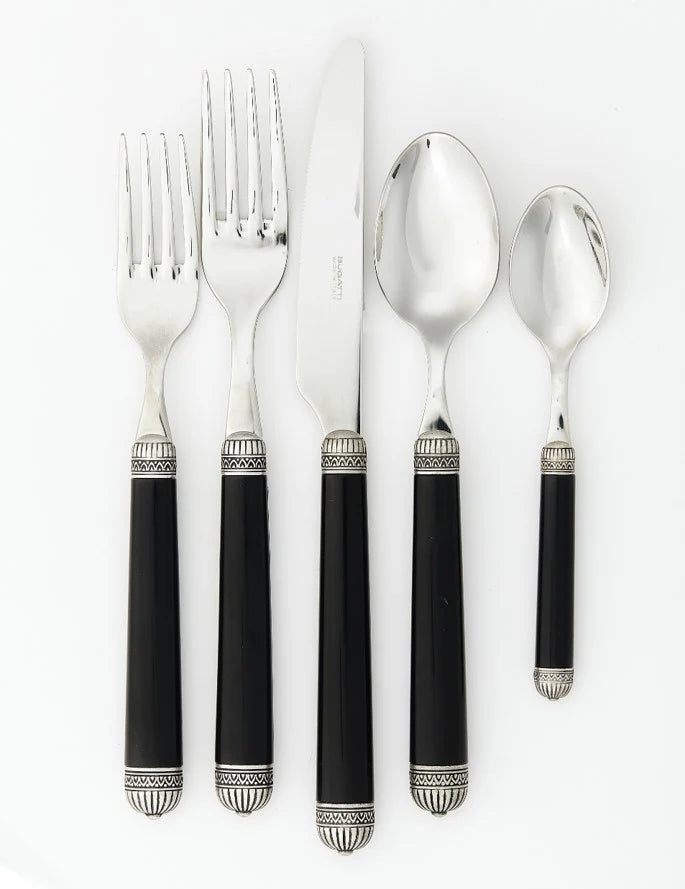 Nazare Black 5 piece place setting