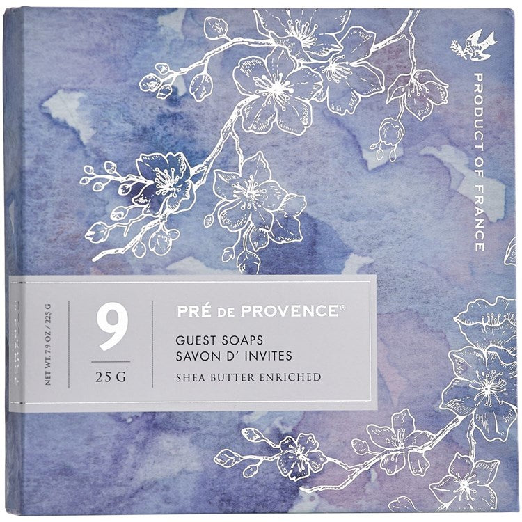 PRE DE PROVENCE GIFT 25G SOAPS X 9 PK - PURPLE