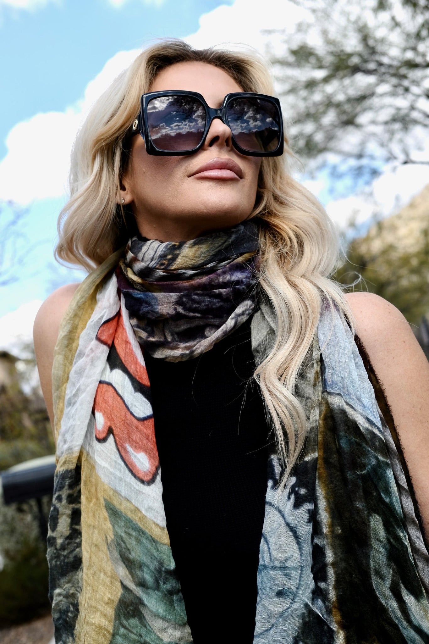 ROCK AND ROLL SCARF BY 813 OTTOTREDICI - Main Image