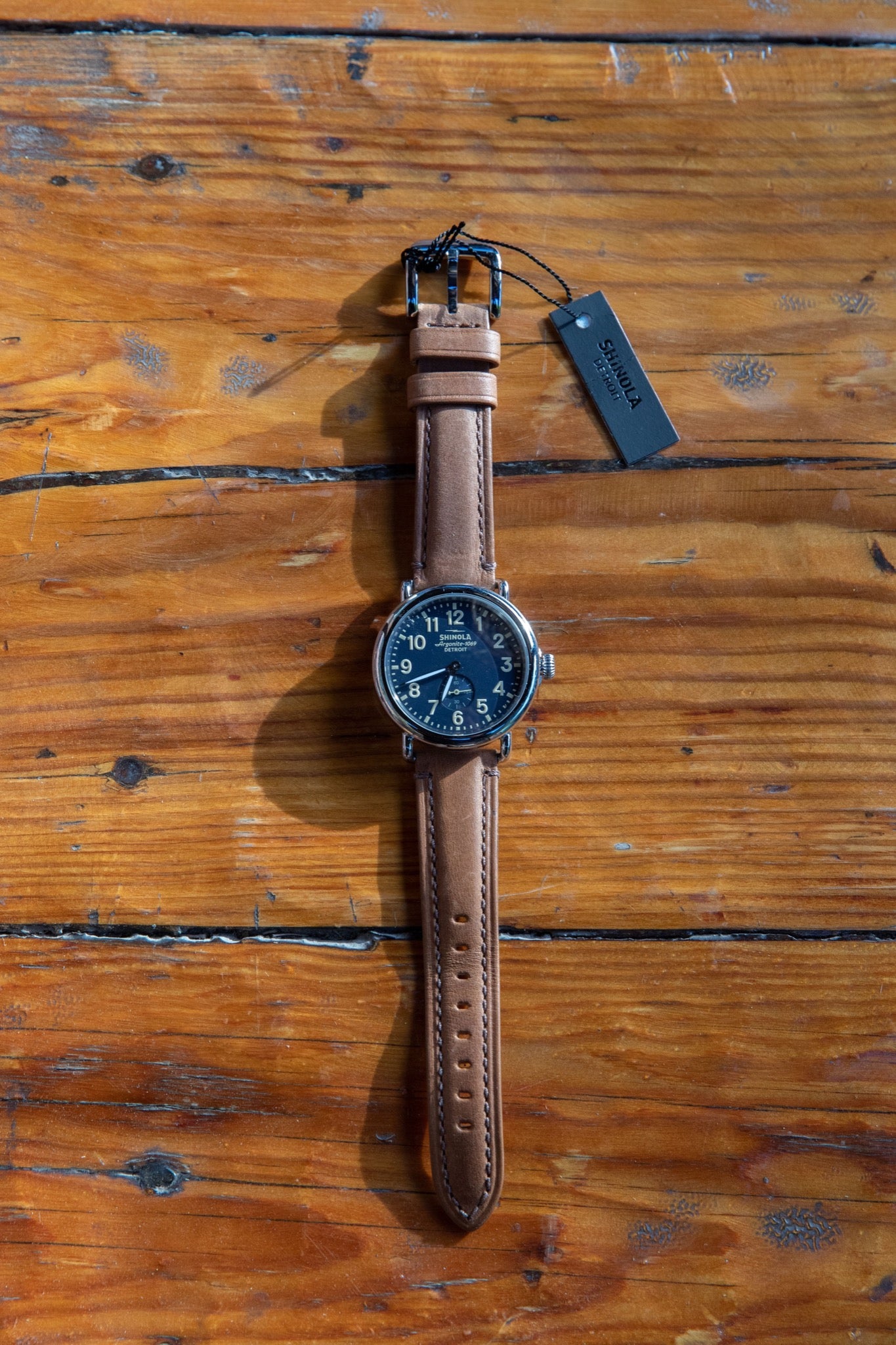 SHINOLA RUNWELL WATCH NAVY DIAL