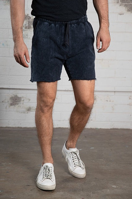 SWEAT SHORT - VINTAGE BLACK