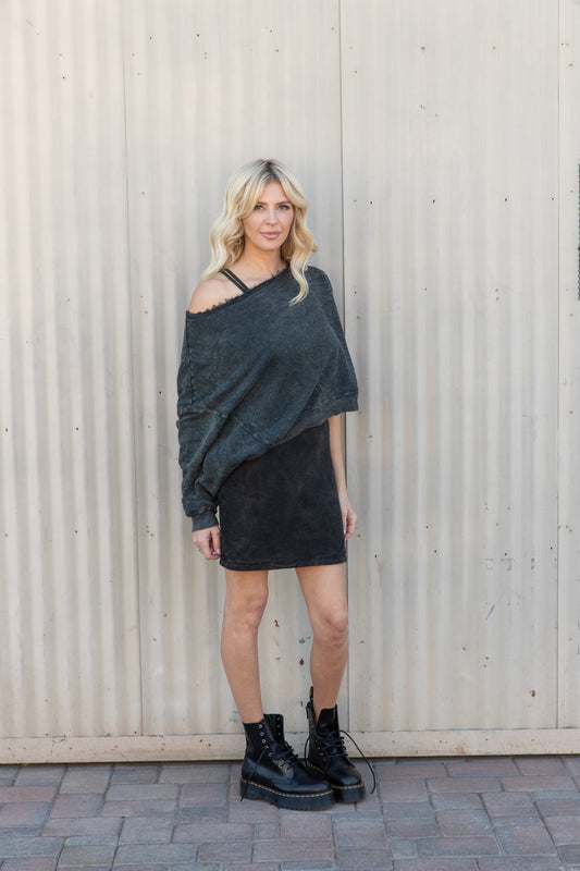 DOUBLE STRAP TANK DRESS - VINTAGE ARMY