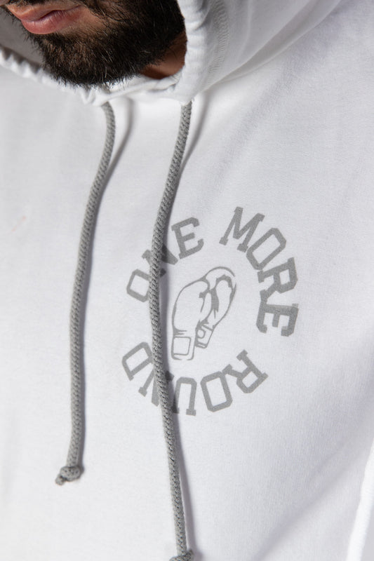 ONE MORE ROUND SWEATSHIRT - WHITE