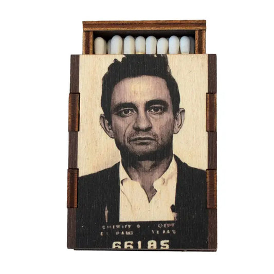 Matches • Celebrity Mug Shot Wooden Matchbox •