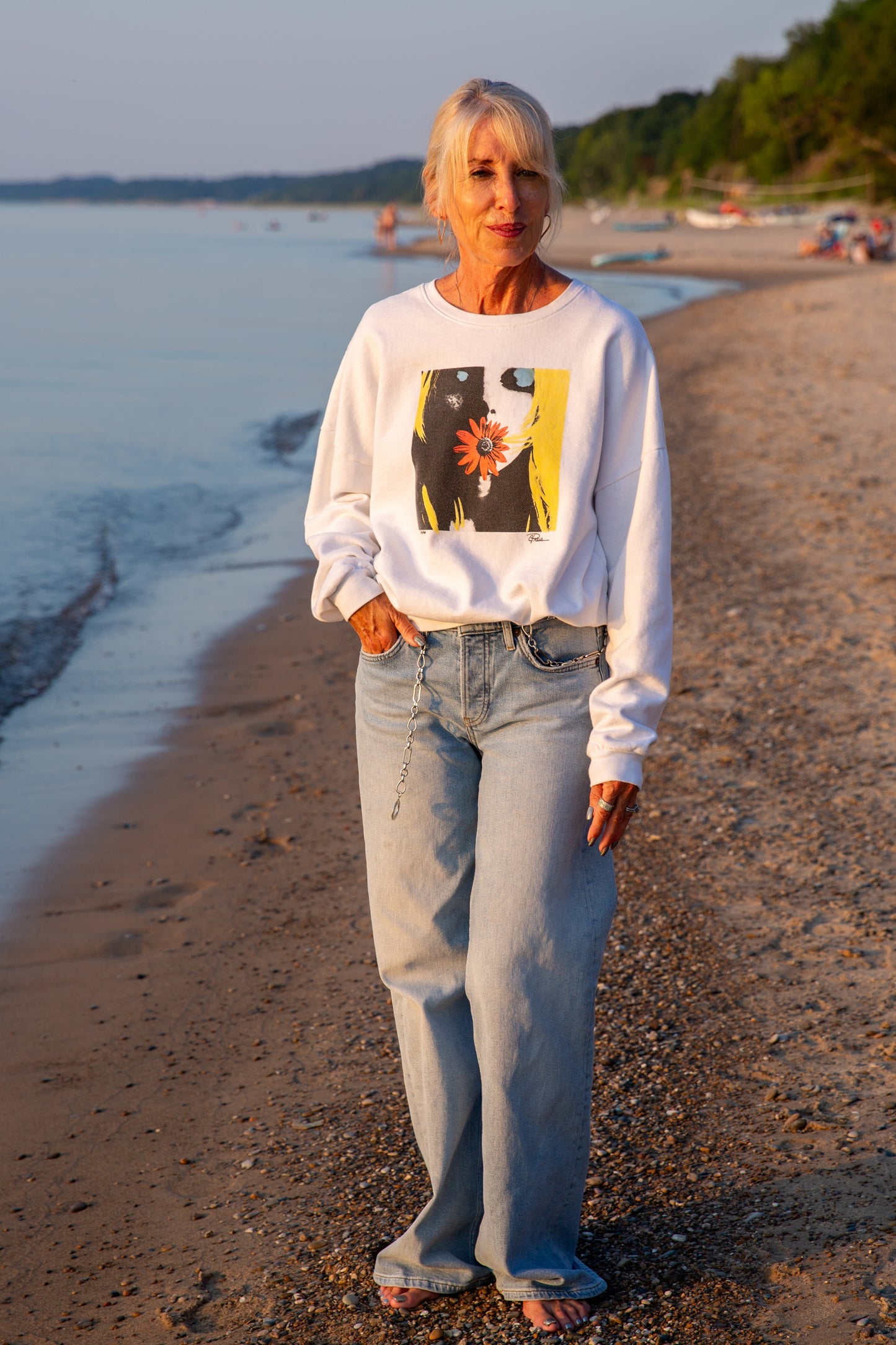 CPRESS CRAVING SWEATSHIRT-WHITE