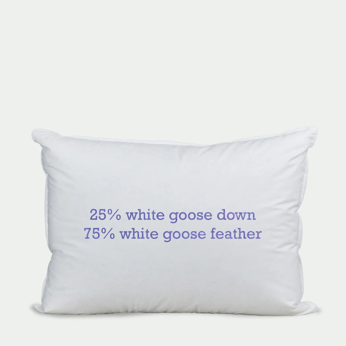 White Goose Down and White Goose Feather Pillow