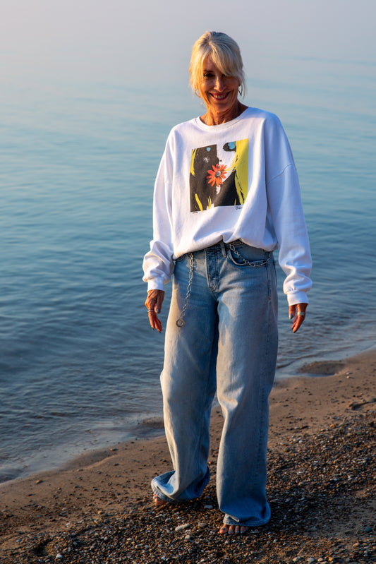 CPRESS CRAVING SWEATSHIRT-WHITE