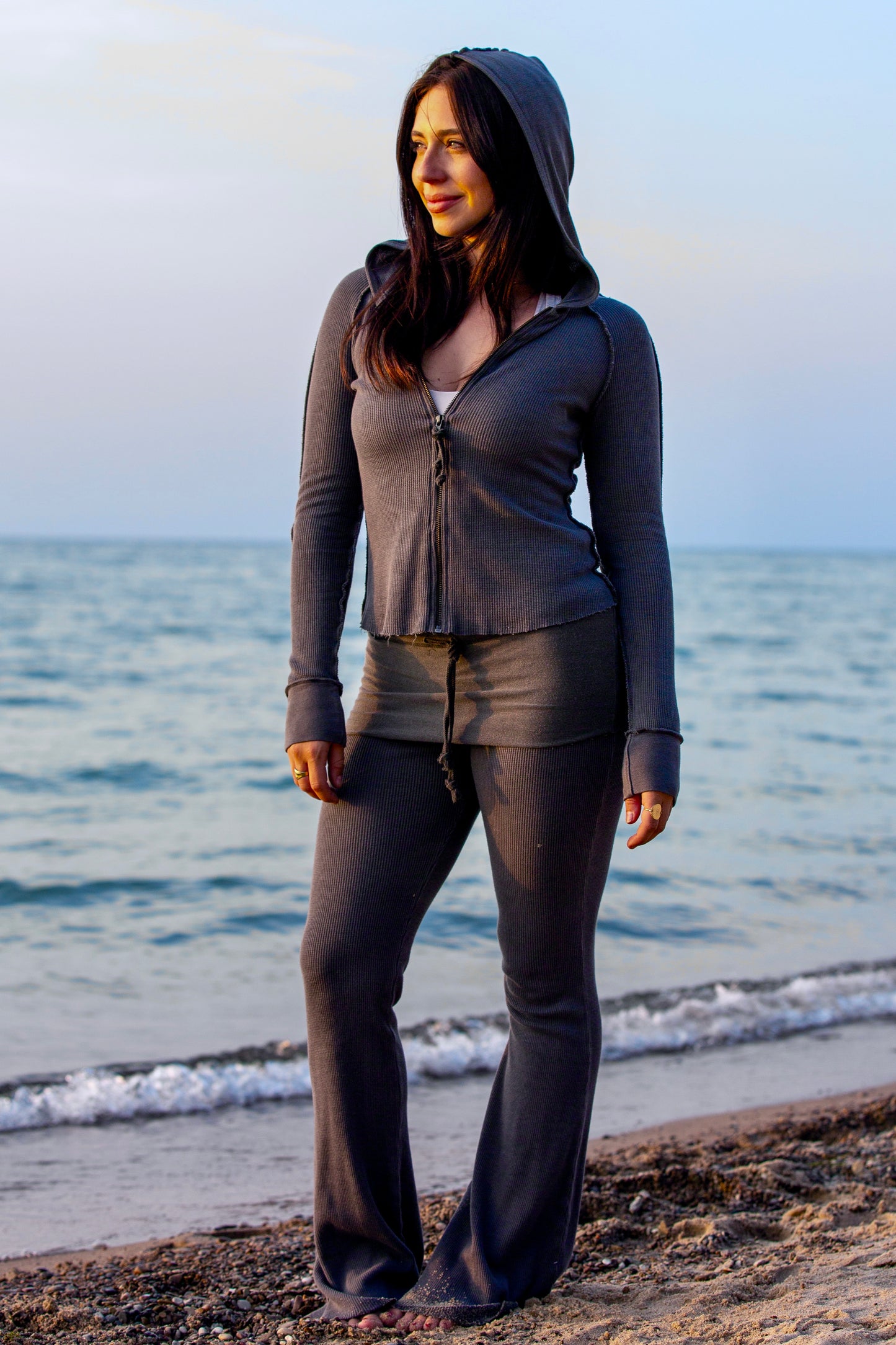 THERMAL ROLLOVER PANT - CHARCOAL