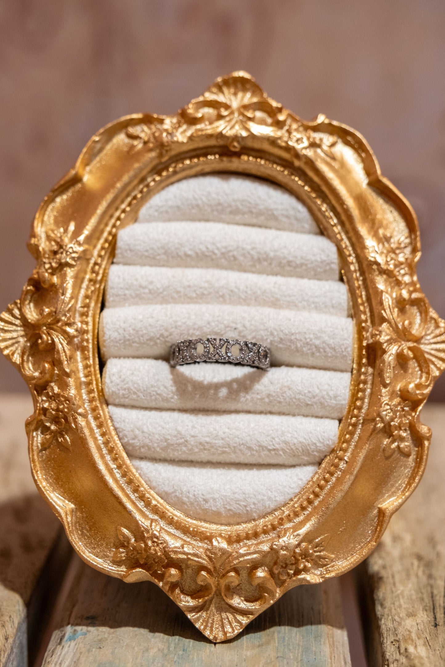 BELOVED XOX RING-STERLING SILVER