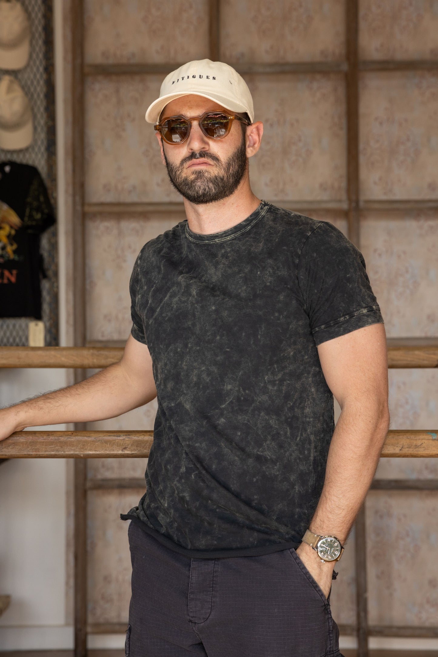 VINTAGE WASH TEE - VINTAGE ARMY