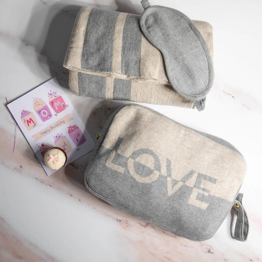 TRAVEL SET Grey Mel