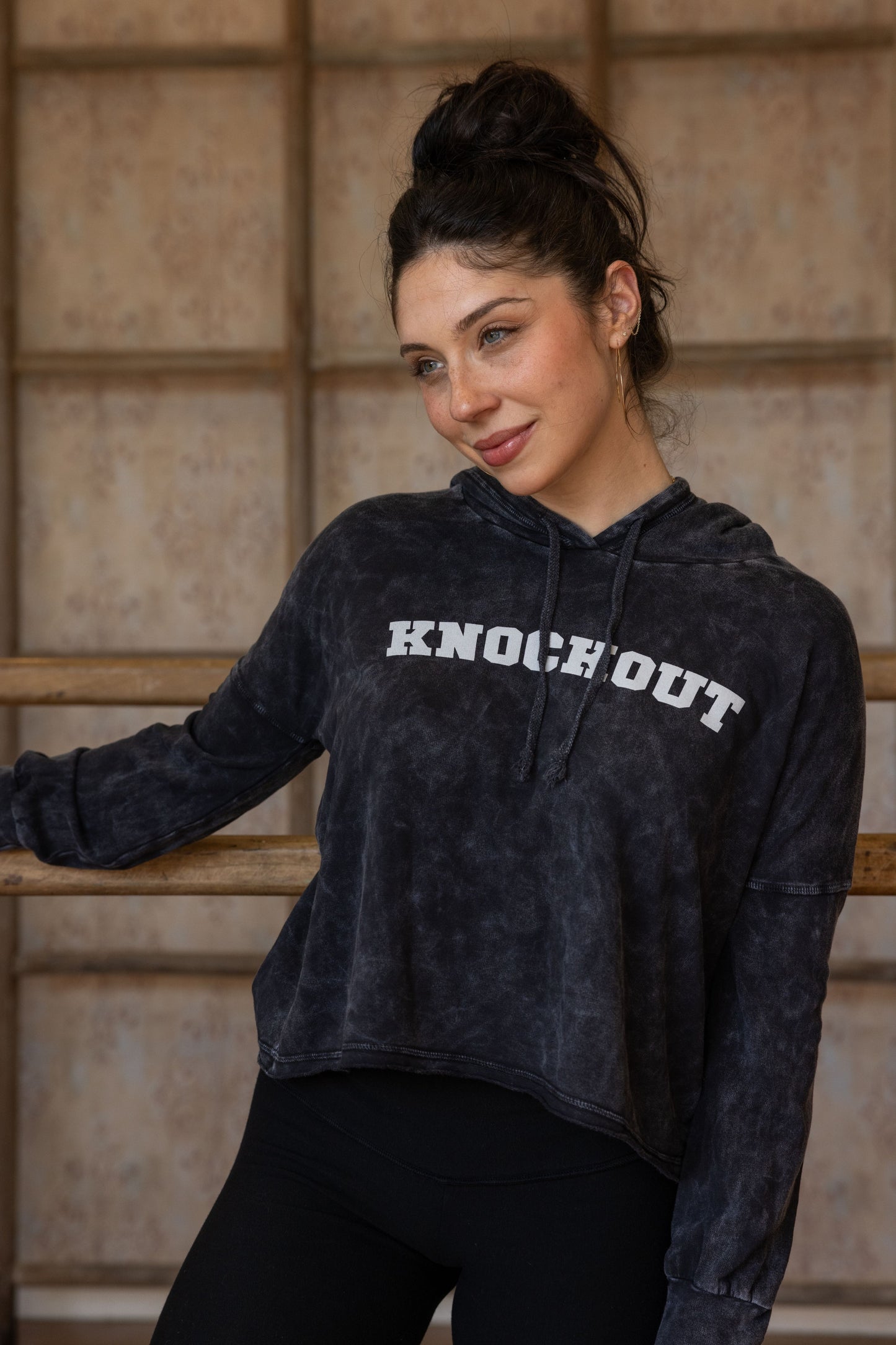 KNOCKOUT SWEATSHIRT - VINTAGE BLACK