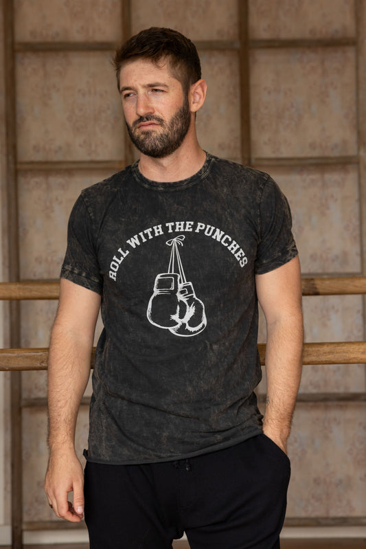 ROLL W/PUNCHES TEE-VINTAGE ARMY
