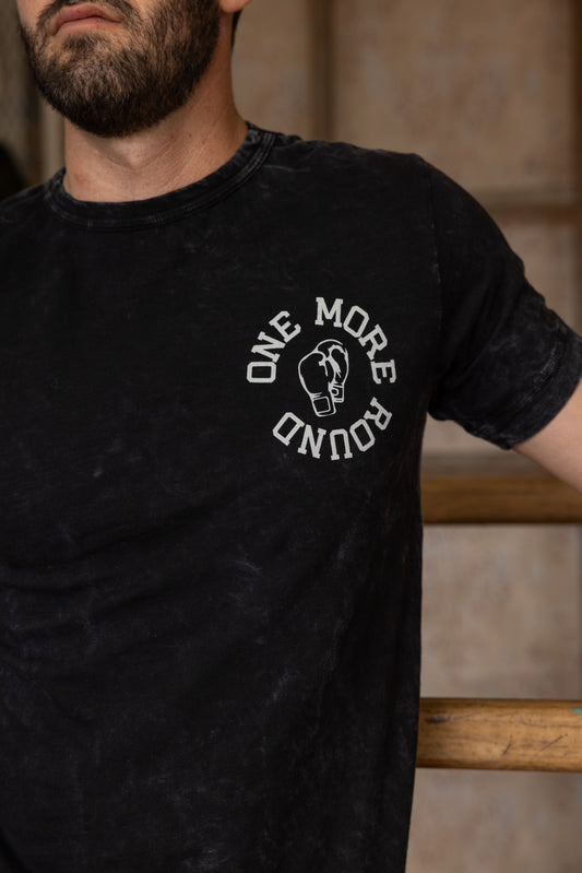 ONE MORE ROUND TEE-VINTAGE BLACK