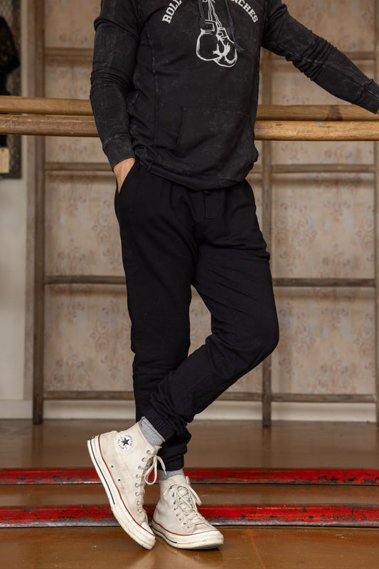 FLEECE JOGGER - BLACK