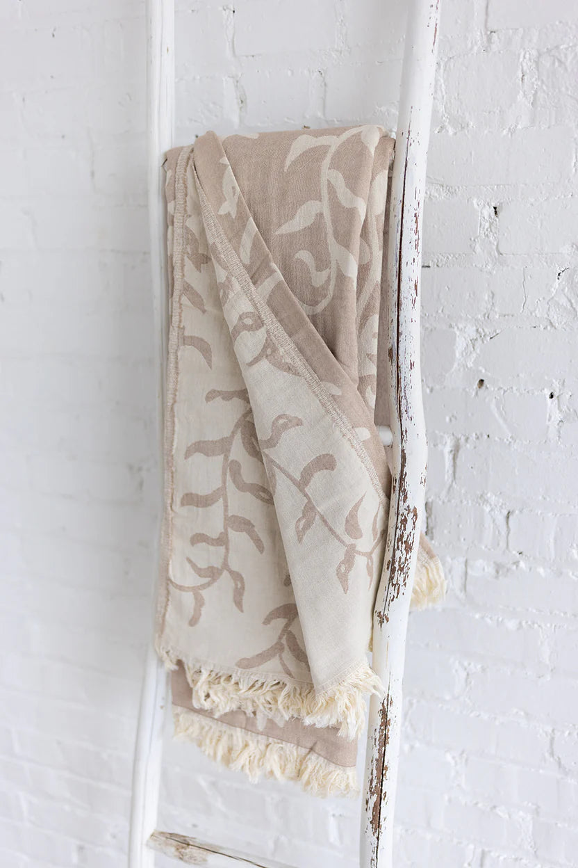 Turkish Quilted Grapevine Blanket