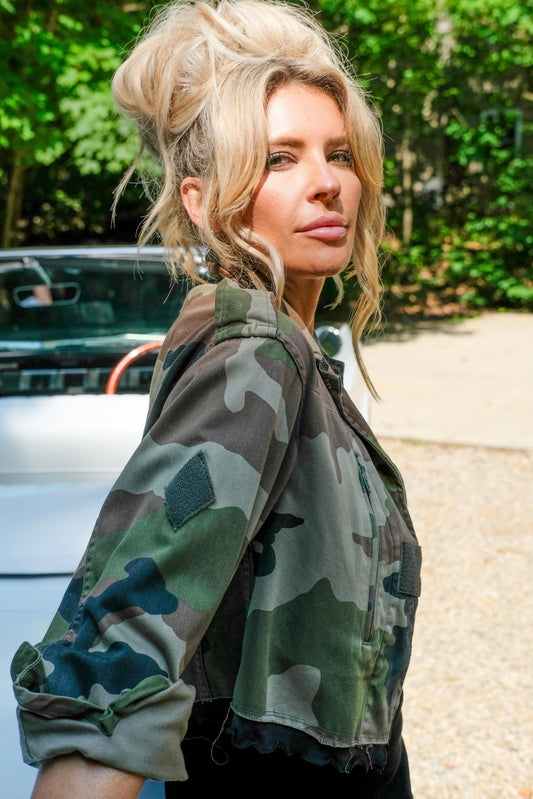 VINTAGE FRENCH 1960'S JACKET- CAMO