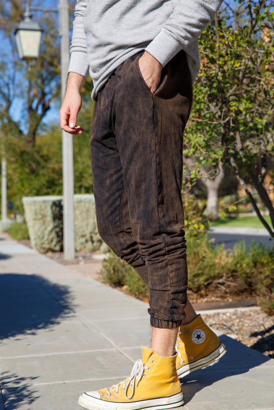 FRENCH TERRY JOGGER - ANTIQUED BLACK