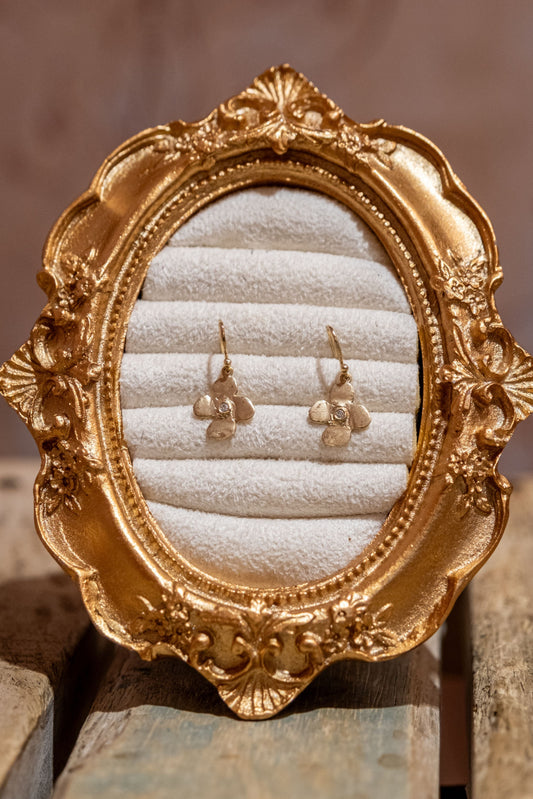 VC SM/MED HYDRANGEA EARRINGS