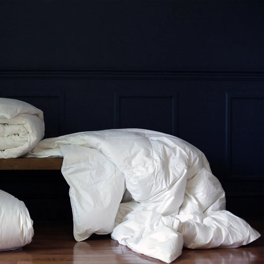 PREMIUM WHITE GOOSE DOWN COMFORTER ALL SEASONS WEIGHT