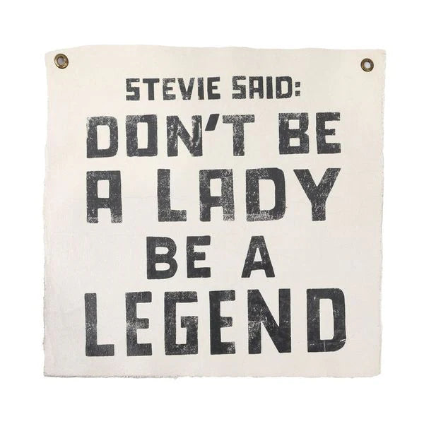 Legends 25"x25" Hand Painted Wall Hanging