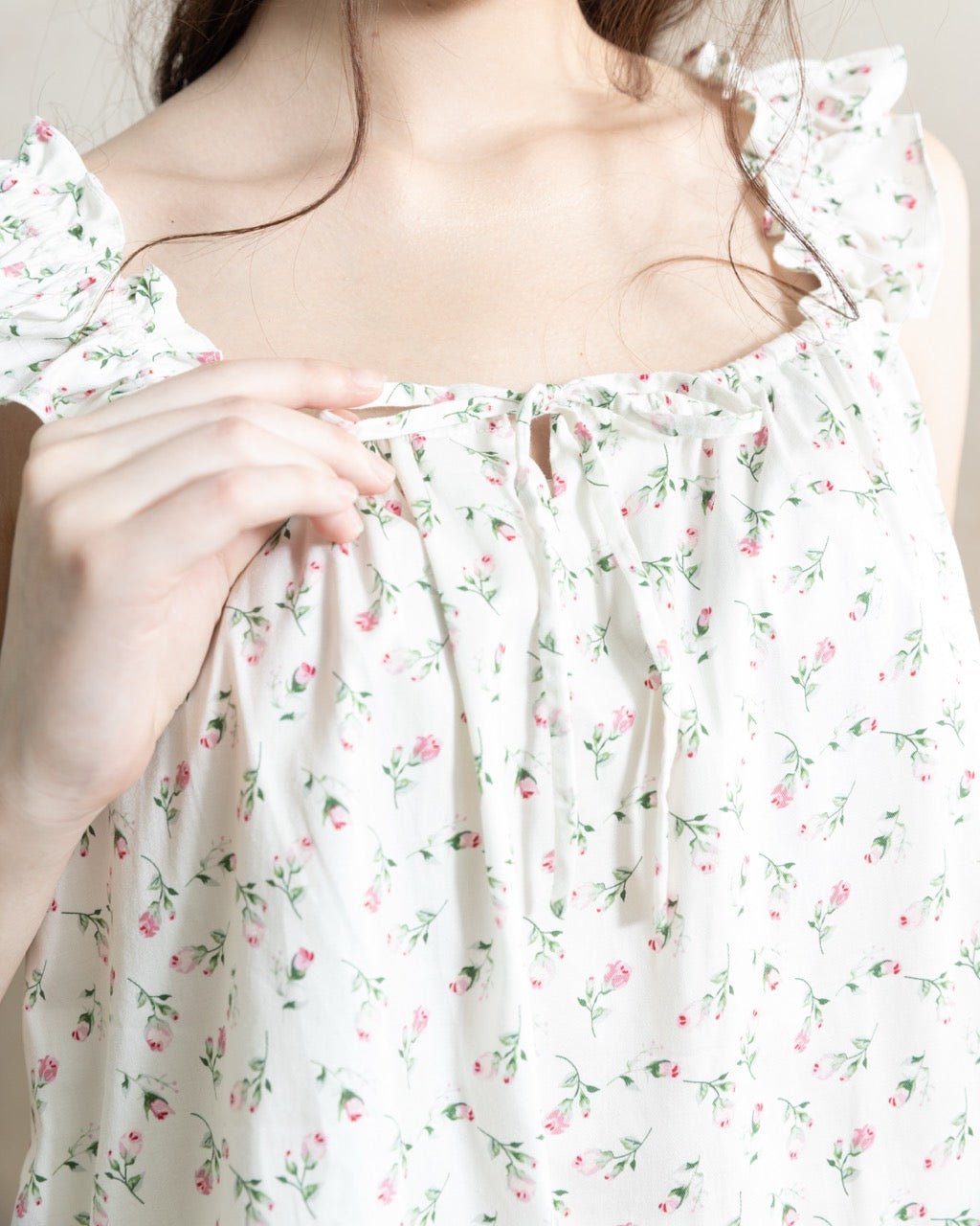Cloud Rose Floral Pajamas Shorts