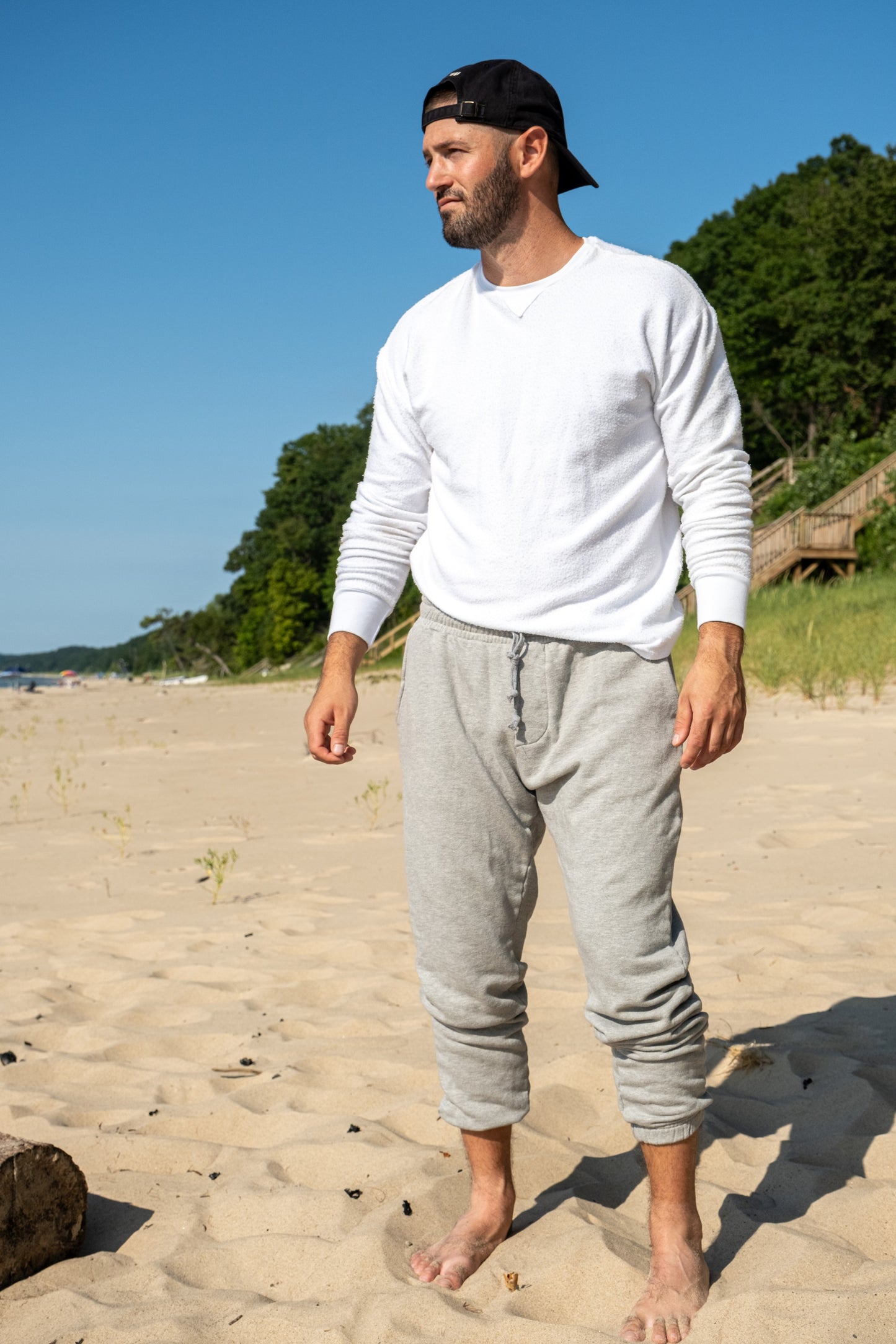 SWEAT JOGGER - HEATHER GREY